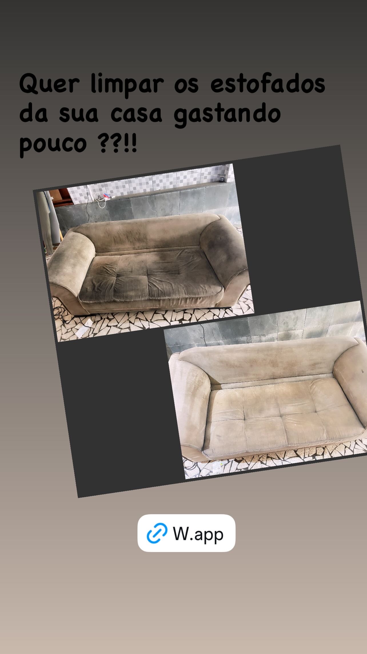 Trabalho realizado por D'Luxo Lavagem à Seco